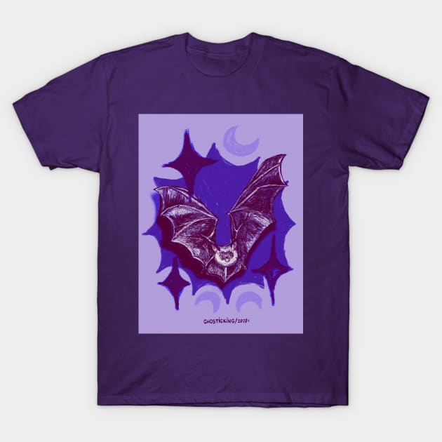 batsy batsy | lavender sky version T-Shirt by ghostieking